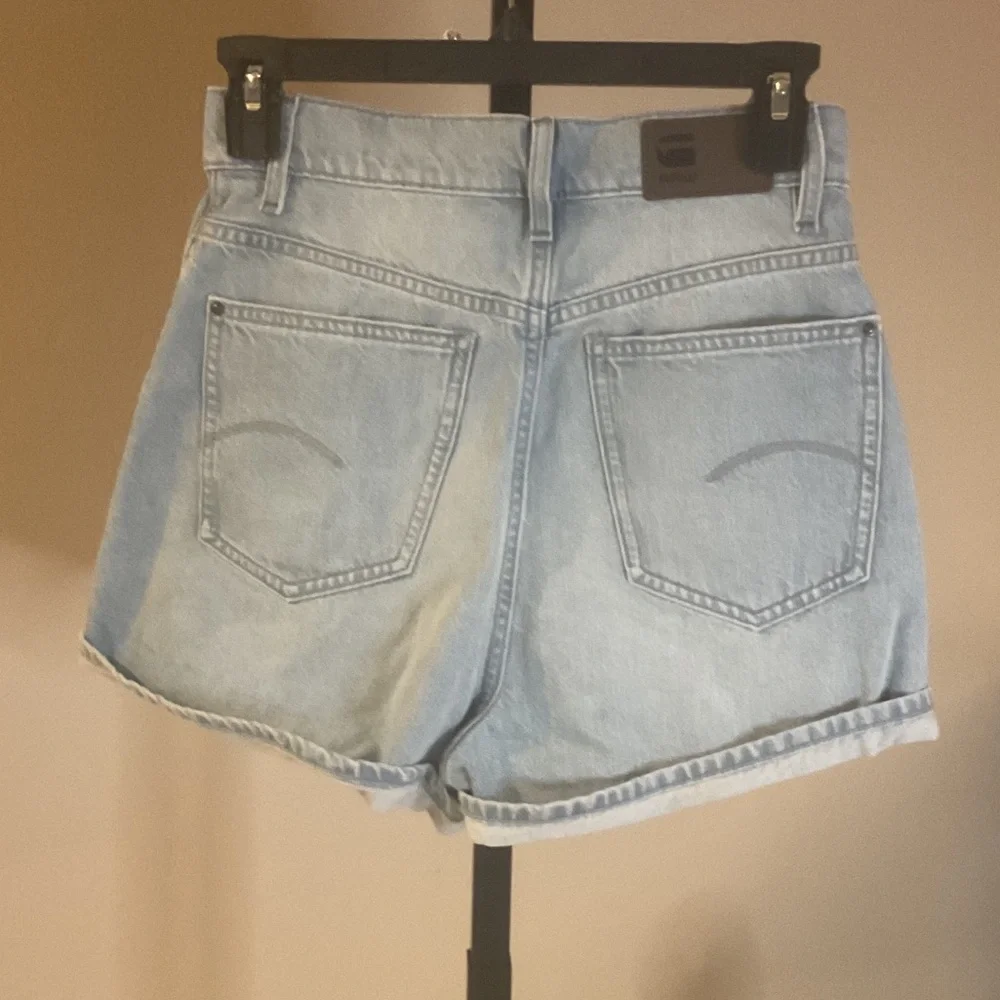 G-Star Faded Blue Women's Jean Shorts - NEW